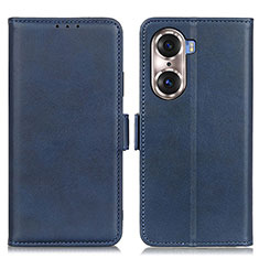 Handytasche Stand Schutzhülle Flip Leder Hülle M15L für Huawei Honor 60 5G Blau