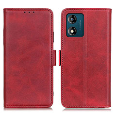 Handytasche Stand Schutzhülle Flip Leder Hülle M15L für Motorola Moto E13 Rot