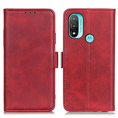 Handytasche Stand Schutzhülle Flip Leder Hülle M15L für Motorola Moto E20 Rot