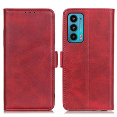 Handytasche Stand Schutzhülle Flip Leder Hülle M15L für Motorola Moto Edge 20 5G Rot