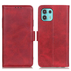 Handytasche Stand Schutzhülle Flip Leder Hülle M15L für Motorola Moto Edge 20 Lite 5G Rot