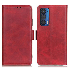 Handytasche Stand Schutzhülle Flip Leder Hülle M15L für Motorola Moto Edge (2021) 5G Rot