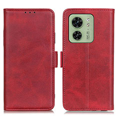 Handytasche Stand Schutzhülle Flip Leder Hülle M15L für Motorola Moto Edge (2023) 5G Rot