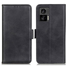 Handytasche Stand Schutzhülle Flip Leder Hülle M15L für Motorola Moto Edge 30 Lite 5G Schwarz