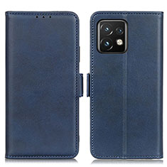 Handytasche Stand Schutzhülle Flip Leder Hülle M15L für Motorola Moto Edge 40 Pro 5G Blau