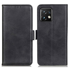 Handytasche Stand Schutzhülle Flip Leder Hülle M15L für Motorola Moto Edge Plus (2023) 5G Schwarz