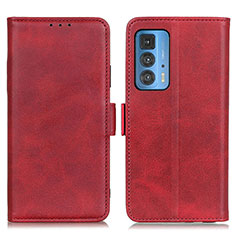 Handytasche Stand Schutzhülle Flip Leder Hülle M15L für Motorola Moto Edge S Pro 5G Rot