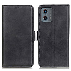 Handytasche Stand Schutzhülle Flip Leder Hülle M15L für Motorola Moto G 5G (2023) Schwarz