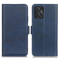 Handytasche Stand Schutzhülle Flip Leder Hülle M15L für Motorola Moto G Power 5G (2023) Blau