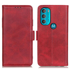 Handytasche Stand Schutzhülle Flip Leder Hülle M15L für Motorola Moto G71 5G Rot