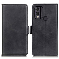 Handytasche Stand Schutzhülle Flip Leder Hülle M15L für Nokia C22 Schwarz