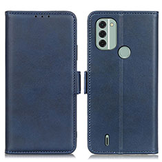 Handytasche Stand Schutzhülle Flip Leder Hülle M15L für Nokia C31 Blau