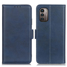 Handytasche Stand Schutzhülle Flip Leder Hülle M15L für Nokia G11 Blau