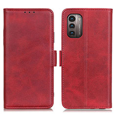 Handytasche Stand Schutzhülle Flip Leder Hülle M15L für Nokia G11 Rot