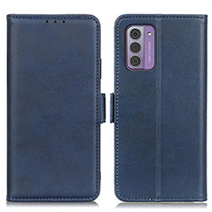 Handytasche Stand Schutzhülle Flip Leder Hülle M15L für Nokia G42 5G Blau