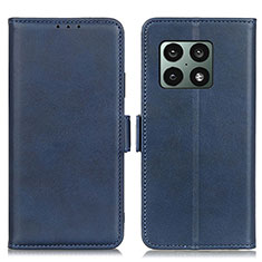 Handytasche Stand Schutzhülle Flip Leder Hülle M15L für OnePlus 10 Pro 5G Blau