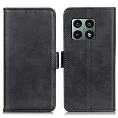 Handytasche Stand Schutzhülle Flip Leder Hülle M15L für OnePlus 10 Pro 5G Schwarz