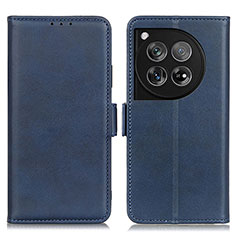 Handytasche Stand Schutzhülle Flip Leder Hülle M15L für OnePlus 12R 5G Blau