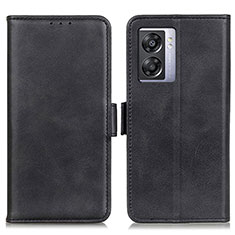 Handytasche Stand Schutzhülle Flip Leder Hülle M15L für Oppo A57 5G Schwarz