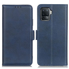 Handytasche Stand Schutzhülle Flip Leder Hülle M15L für Oppo A94 4G Blau