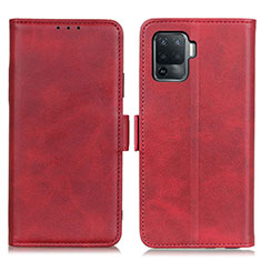 Handytasche Stand Schutzhülle Flip Leder Hülle M15L für Oppo A94 4G Rot