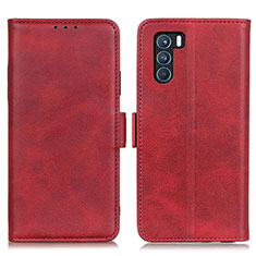 Handytasche Stand Schutzhülle Flip Leder Hülle M15L für Oppo K9 Pro 5G Rot