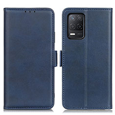 Handytasche Stand Schutzhülle Flip Leder Hülle M15L für Realme 8 5G Blau