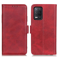 Handytasche Stand Schutzhülle Flip Leder Hülle M15L für Realme 8 5G Rot