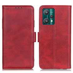 Handytasche Stand Schutzhülle Flip Leder Hülle M15L für Realme 9 Pro+ Plus 5G Rot