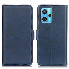 Handytasche Stand Schutzhülle Flip Leder Hülle M15L für Realme V25 5G Blau