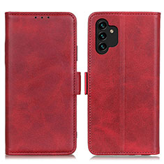 Handytasche Stand Schutzhülle Flip Leder Hülle M15L für Samsung Galaxy A13 4G Rot