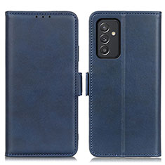 Handytasche Stand Schutzhülle Flip Leder Hülle M15L für Samsung Galaxy A15 4G Blau