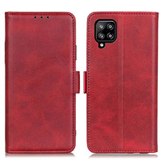 Handytasche Stand Schutzhülle Flip Leder Hülle M15L für Samsung Galaxy A22 4G Rot