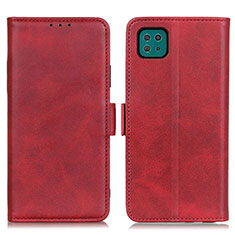 Handytasche Stand Schutzhülle Flip Leder Hülle M15L für Samsung Galaxy A22 5G Rot