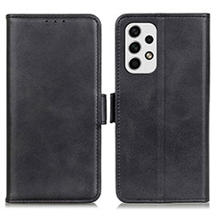 Handytasche Stand Schutzhülle Flip Leder Hülle M15L für Samsung Galaxy A23 4G Schwarz