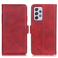 Handytasche Stand Schutzhülle Flip Leder Hülle M15L für Samsung Galaxy A73 5G Rot