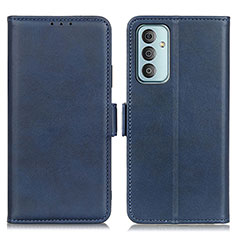 Handytasche Stand Schutzhülle Flip Leder Hülle M15L für Samsung Galaxy M23 5G Blau