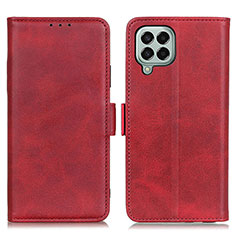 Handytasche Stand Schutzhülle Flip Leder Hülle M15L für Samsung Galaxy M33 5G Rot