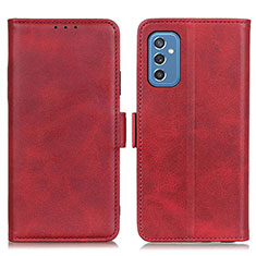 Handytasche Stand Schutzhülle Flip Leder Hülle M15L für Samsung Galaxy M52 5G Rot