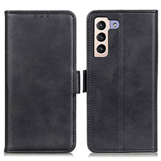 Handytasche Stand Schutzhülle Flip Leder Hülle M15L für Samsung Galaxy S21 FE 5G Schwarz