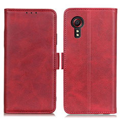 Handytasche Stand Schutzhülle Flip Leder Hülle M15L für Samsung Galaxy XCover 5 SM-G525F Rot