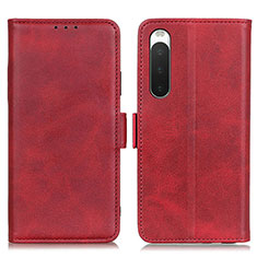 Handytasche Stand Schutzhülle Flip Leder Hülle M15L für Sony Xperia 10 IV SO-52C Rot