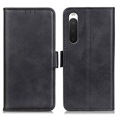 Handytasche Stand Schutzhülle Flip Leder Hülle M15L für Sony Xperia 10 IV SOG07 Schwarz