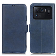 Handytasche Stand Schutzhülle Flip Leder Hülle M15L für Xiaomi Mi 11 Ultra 5G Blau