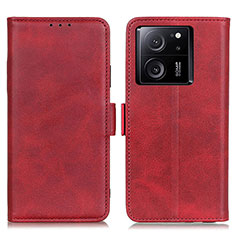 Handytasche Stand Schutzhülle Flip Leder Hülle M15L für Xiaomi Mi 13T 5G Rot