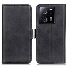 Handytasche Stand Schutzhülle Flip Leder Hülle M15L für Xiaomi Mi 13T 5G Schwarz