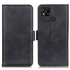 Handytasche Stand Schutzhülle Flip Leder Hülle M15L für Xiaomi POCO C3 Schwarz