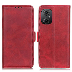 Handytasche Stand Schutzhülle Flip Leder Hülle M15L für Xiaomi Poco M4 5G Rot