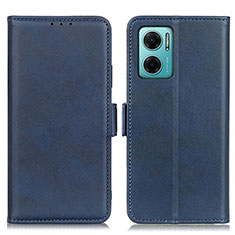 Handytasche Stand Schutzhülle Flip Leder Hülle M15L für Xiaomi Redmi 10 5G Blau