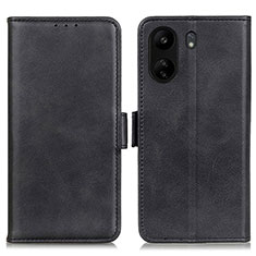 Handytasche Stand Schutzhülle Flip Leder Hülle M15L für Xiaomi Redmi 13C Schwarz